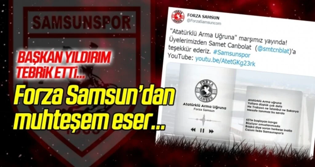 Forza Samsun'dan muhteşem eser