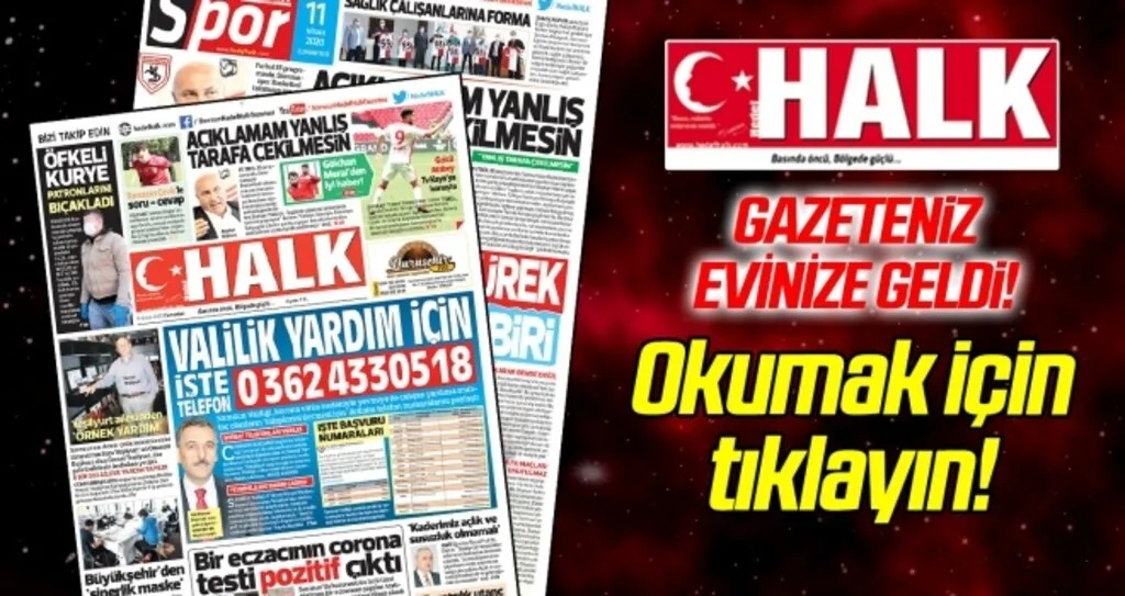 Halk Gazetesi (11 Nisan Cumartesi)