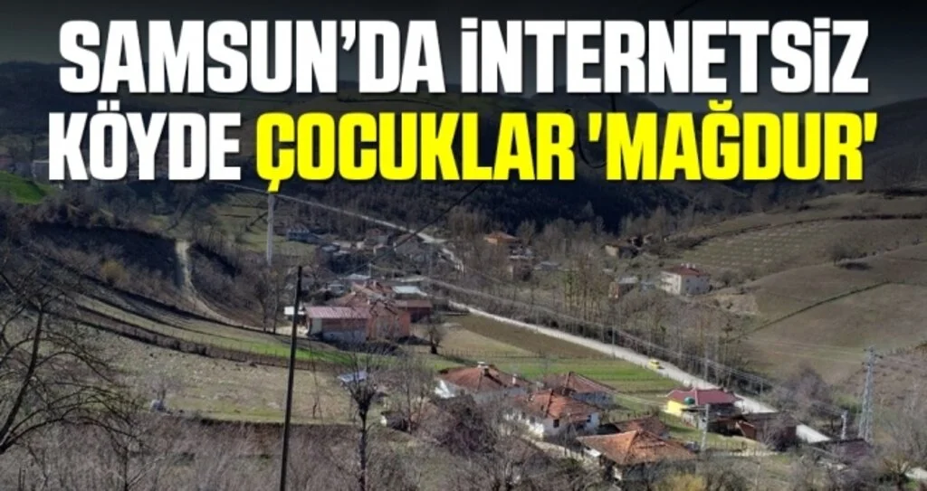 İnternetsiz köyde çocuklar 'mağdur'