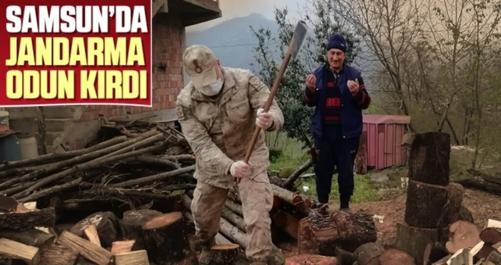 Jandarma Odun Kırdı
