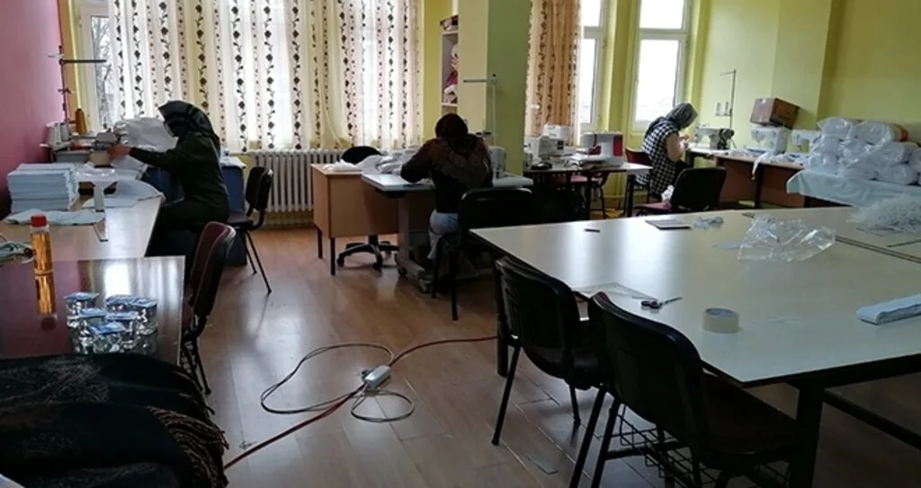 Kavak HEM'de Maske Üretimi Başladı