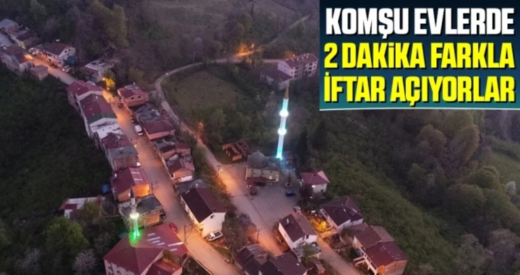 Komşu Evlerde 2 Dakika Farkla İftar Açıyorlar