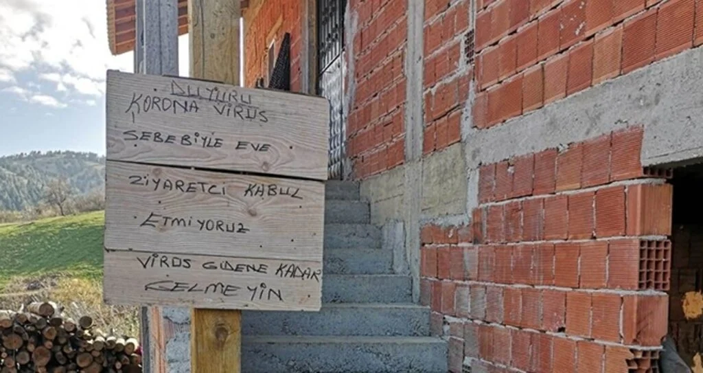 Korona virüsüne karşı muhtarın aldığı önlem