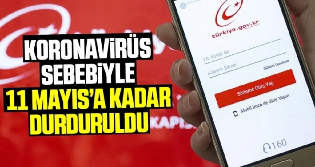 Koronavirüs Sebebiyle 11 Mayıs'a Kadar Durduruldu