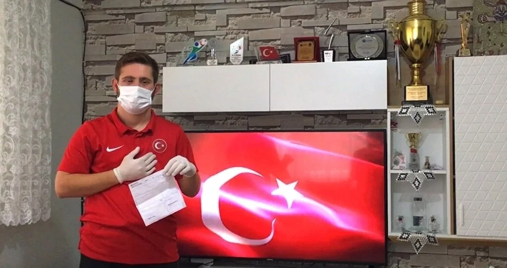 Milli Sporcudan Kampanya ya Destek