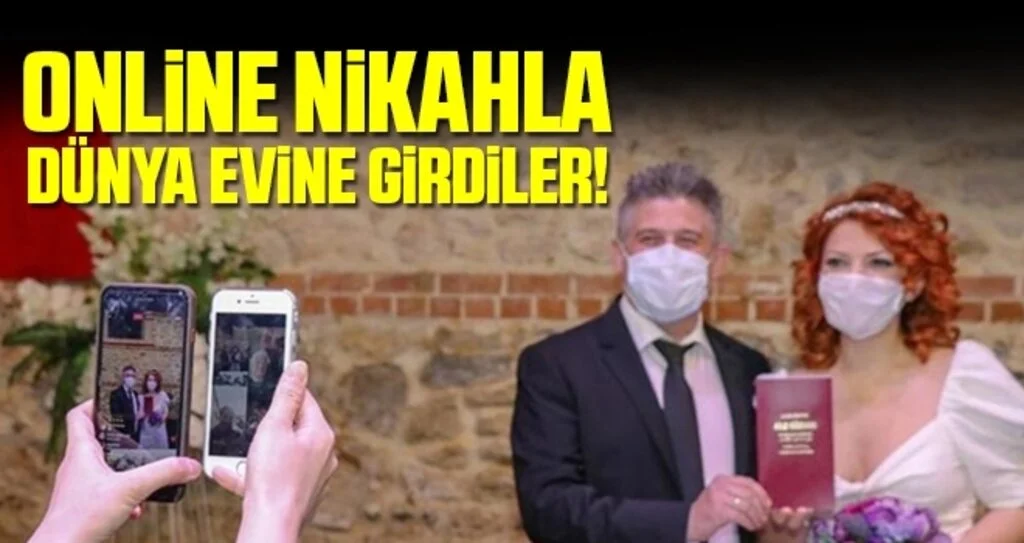 Online nikahla dünyaevine girdiler!