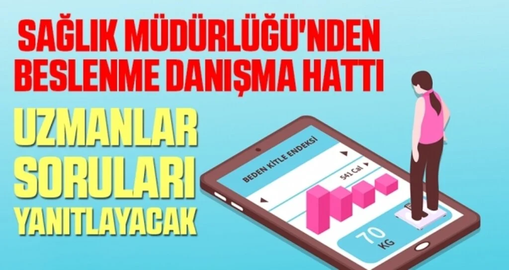 Samsun Sağlık Müdürlüğü'nden Beslenme Danışma Hattı