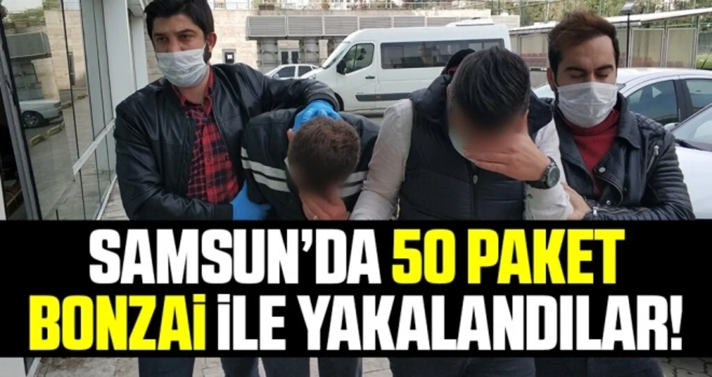 Samsun'da 50 Paket Bonzai İle Yakalandılar!