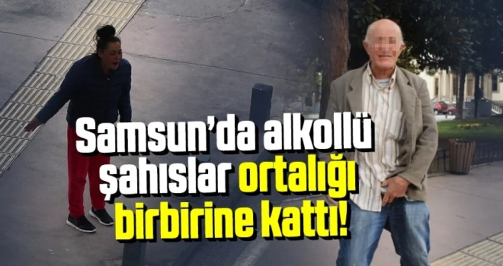 Samsun'da Alkollü şahıs Anıtpark'ı birbirine kattı