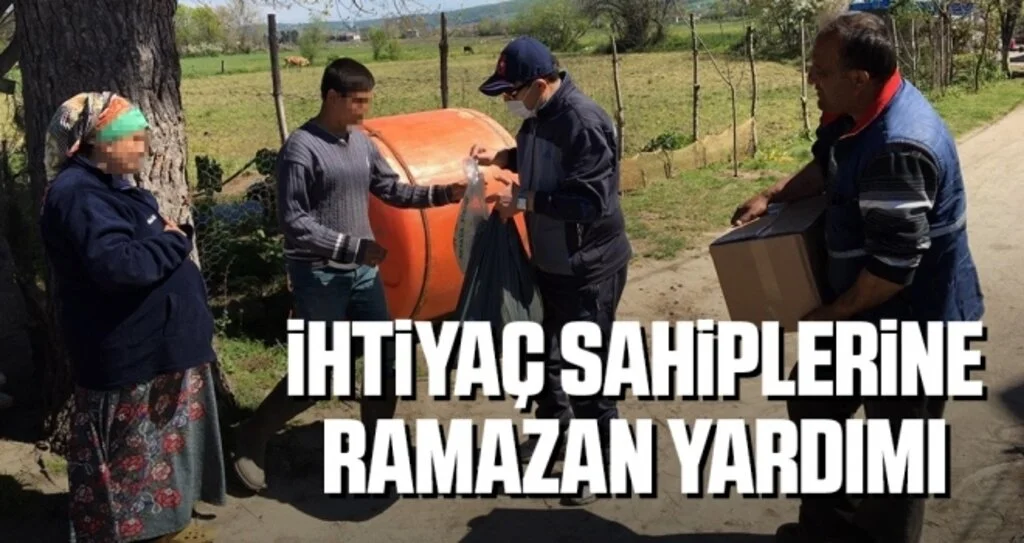 Samsun'da İhtiyaç Sahiplerine Ramazan Yardımı