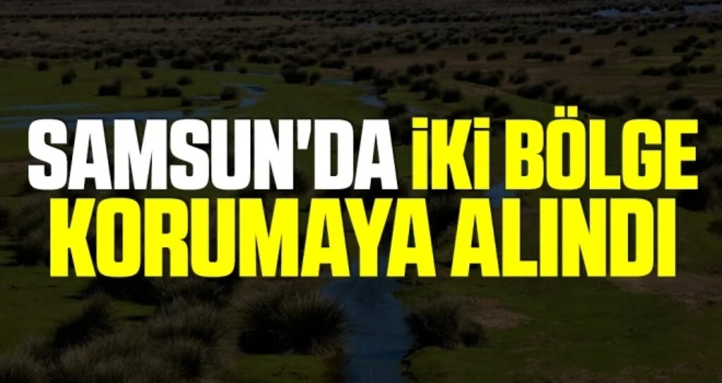 Samsun'da İki Bölge Korumaya Alındı