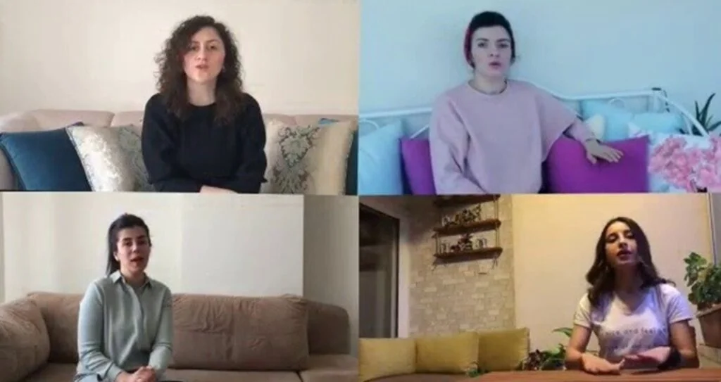 Samsun'da öğretmen ve öğrencilerden klipli 'Evde Kal' mesajı