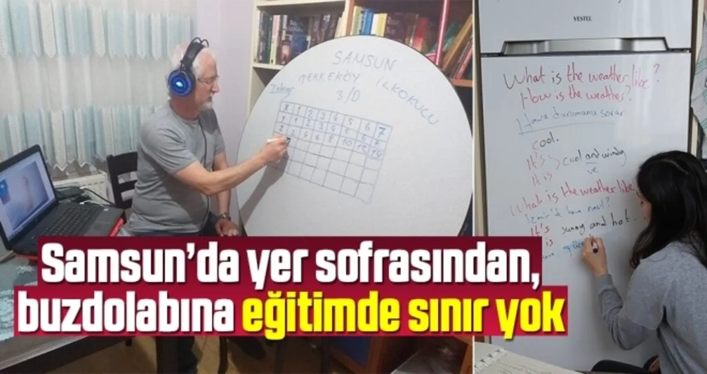 Samsun’da yer sofrasından, buzdolabına eğitimde sınır yok