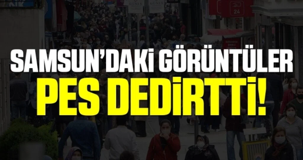 Samsun'daki Kalabalık Pes Dedirtti!