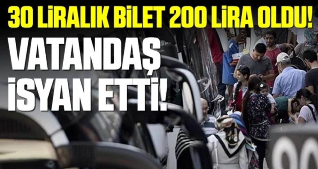 Şehirlerarası Bilet Fiyatları Uçtu