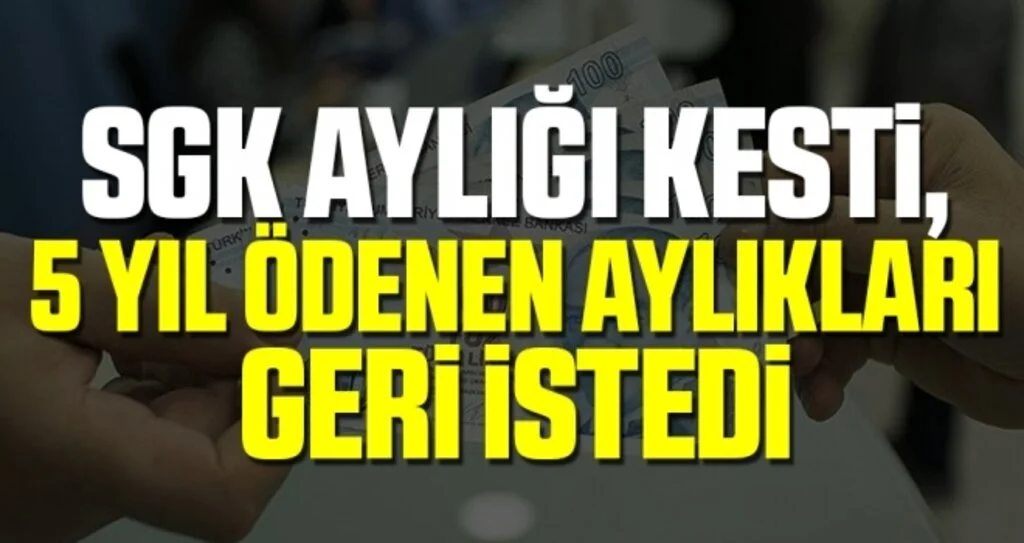 SGK Aylığı Kesti, 5 Yıl Ödenen Aylıkları Geri İstedi! AYM'den Flaş Karar; Hak İhlali
