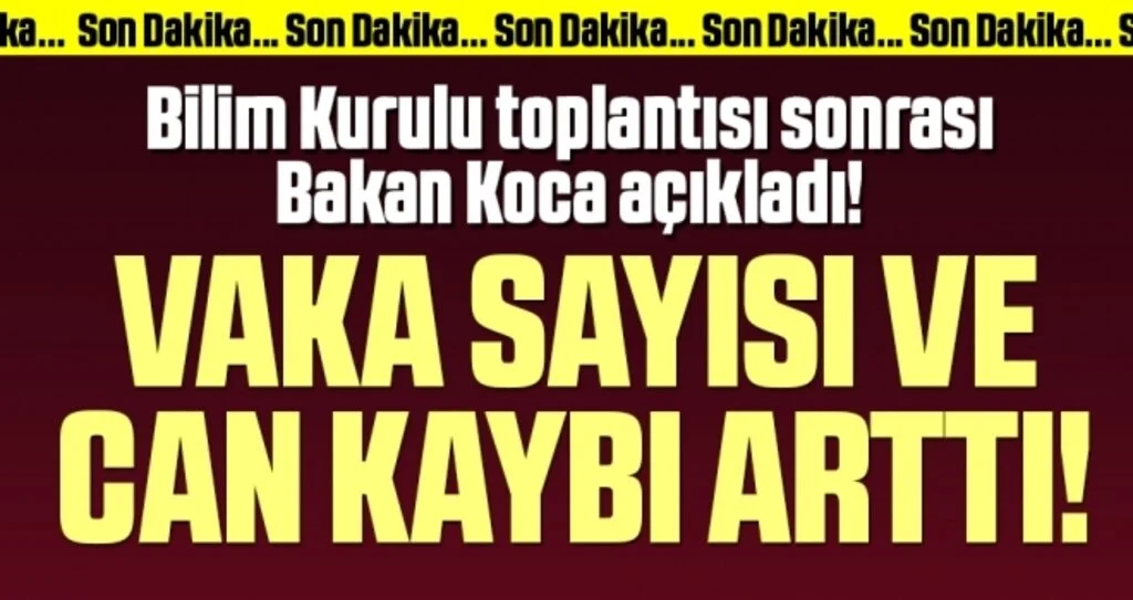 Son dakika… Türkiye’deki corona salgınında vaka ve can kaybı sayısı açıklandı (10 Nisan 2020)
