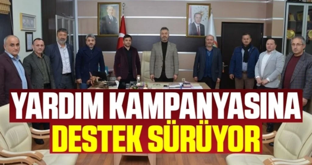 Yardım Kampanyasına Destek Sürüyor