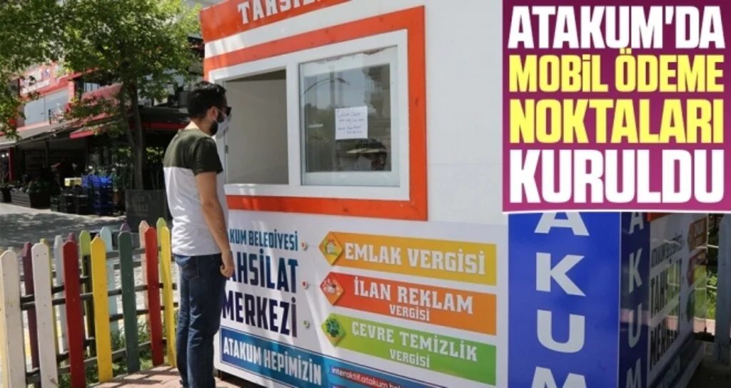 Atakum'da Mobil Ödeme Noktaları Kuruldu