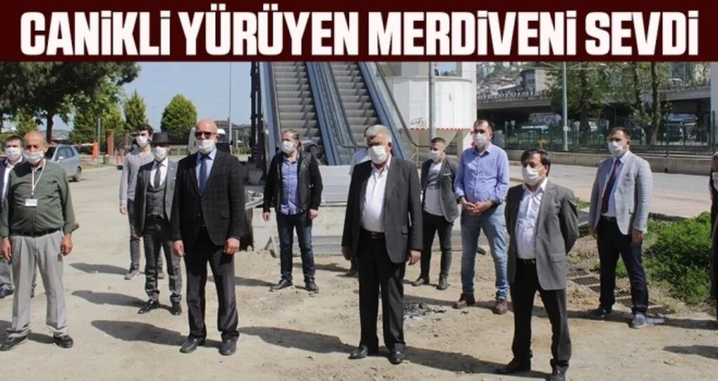 Canikli Yürüyen Merdiveni Sevdi