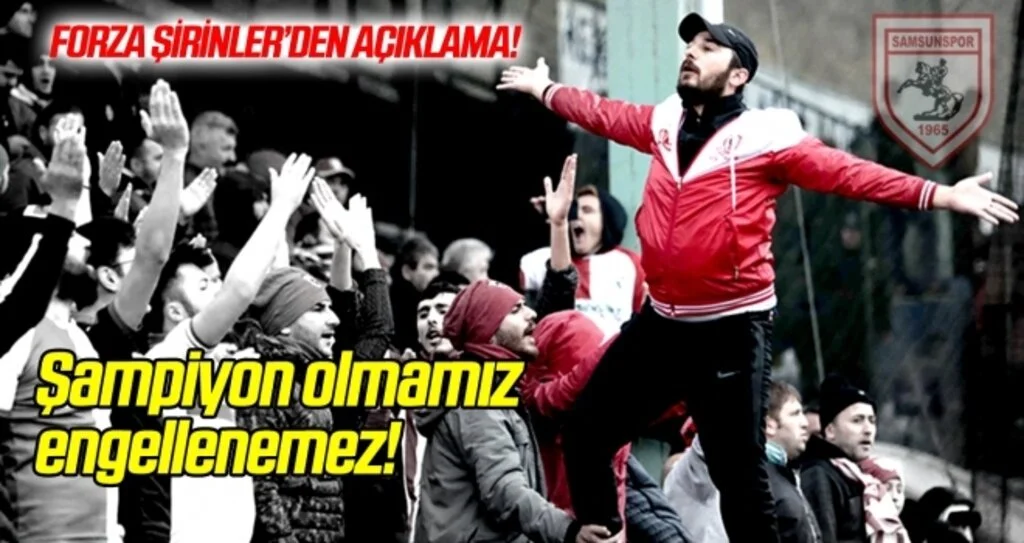 Forza Şirinler'den açıklama: Şampiyon olmamız engellenemez