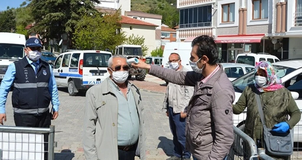 Havza'da korona virüs tedbirleri devam ediyor