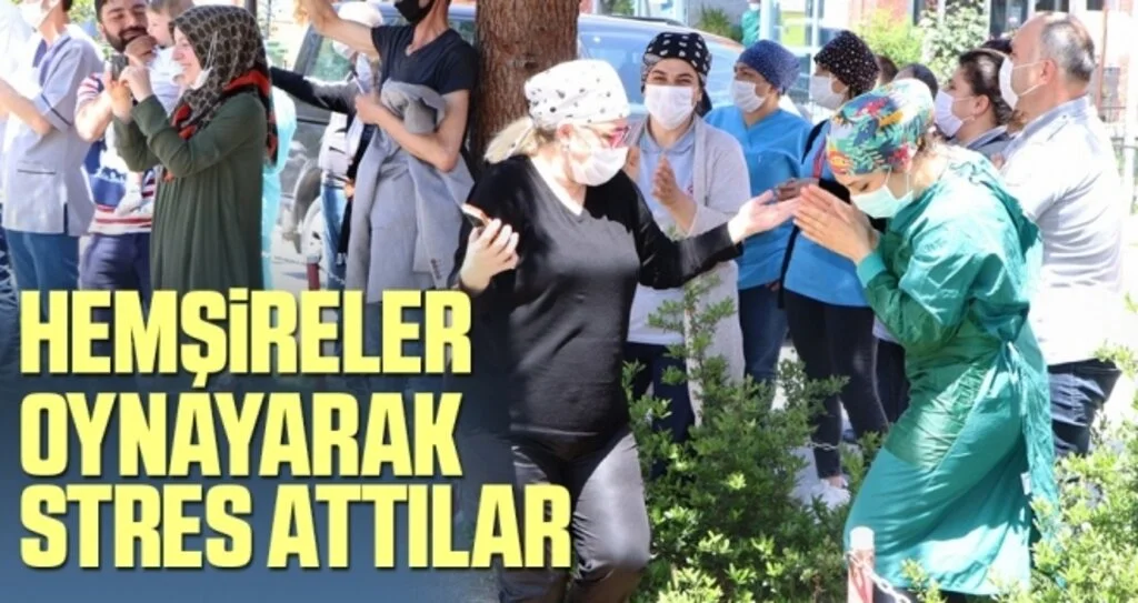 Hemşireler Oynayarak Stres Attılar