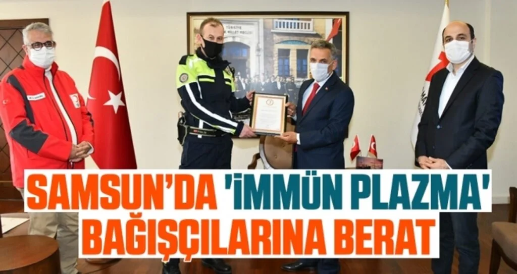 'İmmün Plazma' Bağışçılarına Berat