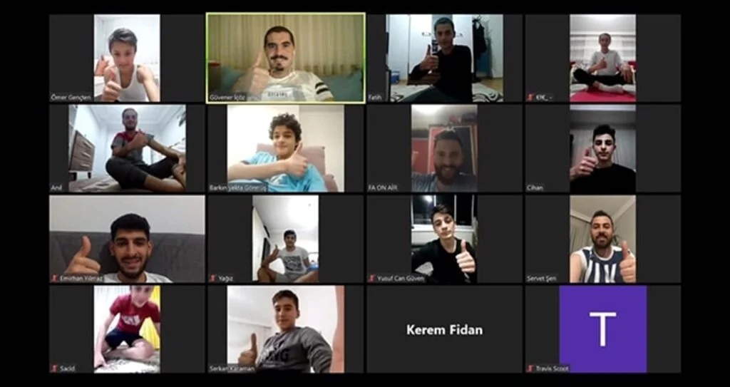 Kadıköyspor'da Zoom İle Online İdman