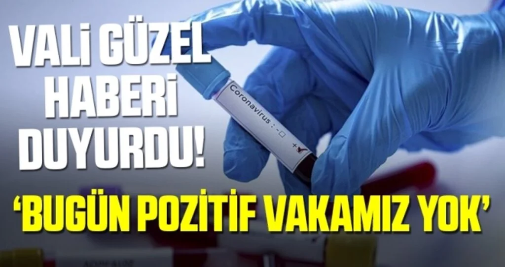 Ordu Valisi Seddar Yavuz duyurdu: Bugün pozitif vakamız yok