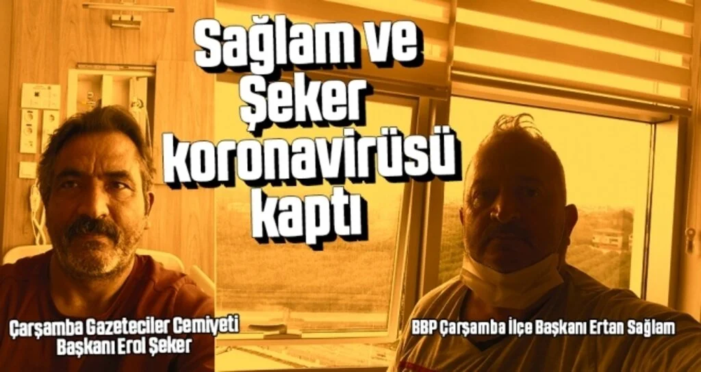 Sağlam ve Şeker Koronavirüsü Kaptı