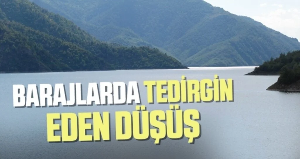 Samsun'da Barajlarda Tedirgin Eden Düşüş