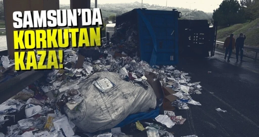 Samsun'da Korkutan Kaza!