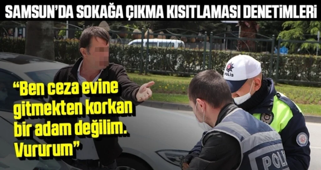Samsun’da Sokağa Çıkma Kısıtlaması Denetimleri
