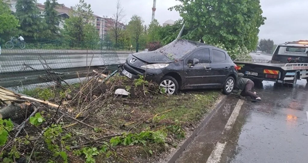 Samsun'da trafik kazası: 2 yaralı