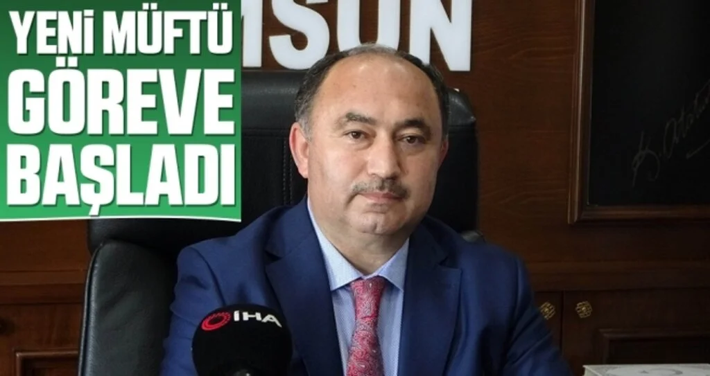 Samsun'da Yeni Müftü Göreve Başladı