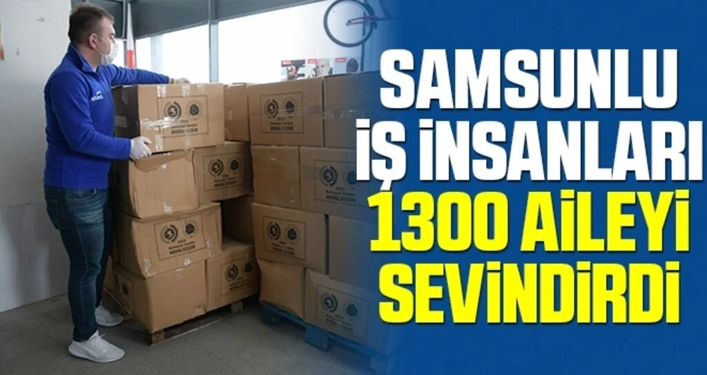 Samsunlu İş İnsanları 1300 Aileyi Sevindirdi