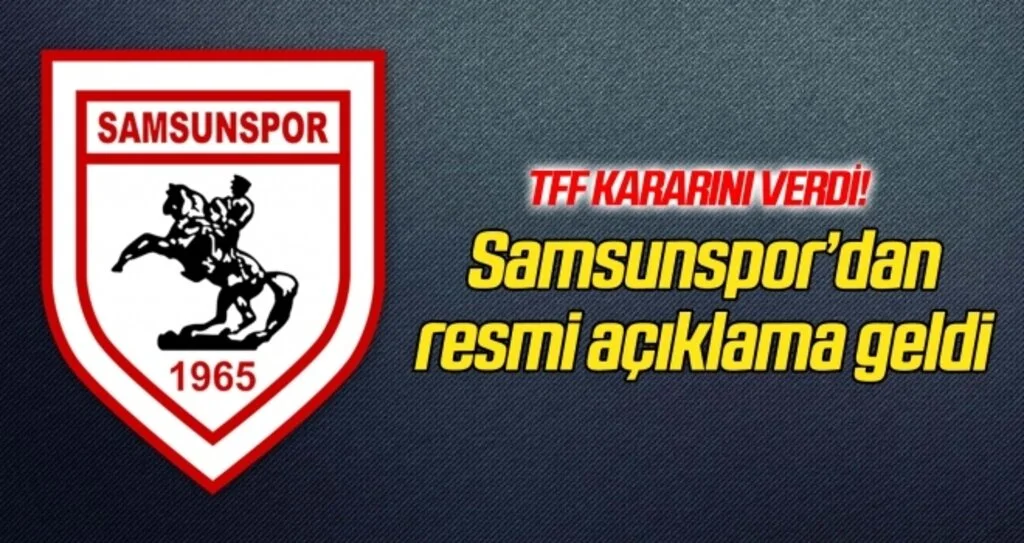 Samsunspor Genel Menajeri Aztopal, TFF'nin kararını değerlendirdi