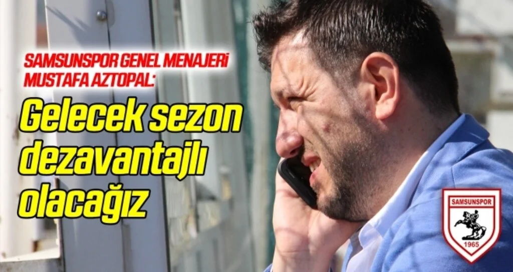 Samsunspor Genel Menajeri Mustafa Aztopal, spor müdürümüz Davut Aktaş’a gündemi değerlendirdi