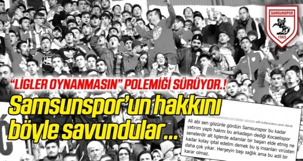 Samsunspor'un hakkını böyle savundular