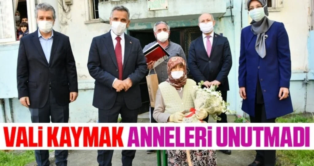 Vali Kaymak Anneleri Unutmadı