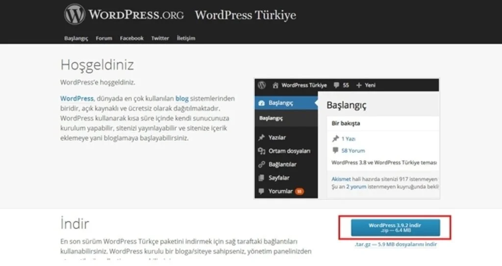WordPress İnternet Sitesi Kurmak