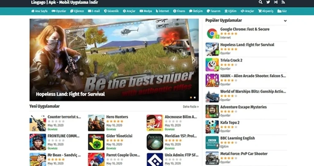Yeni Nesil Apk İndirme Sitesi Lingago Türkiye’de