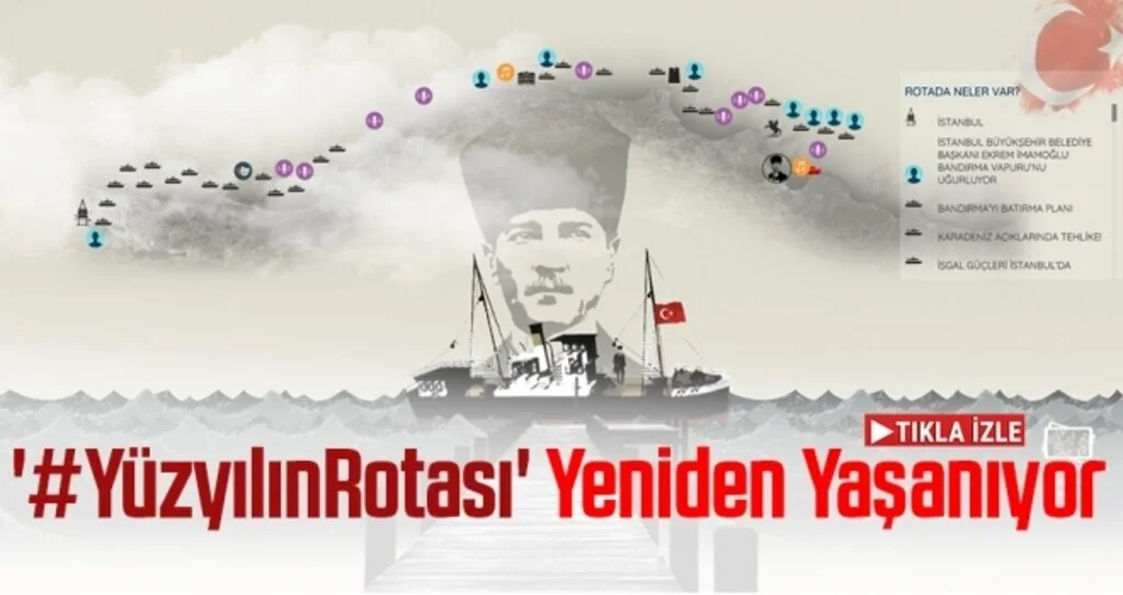 '#YüzyılınRotası' Yeniden Yaşanıyor