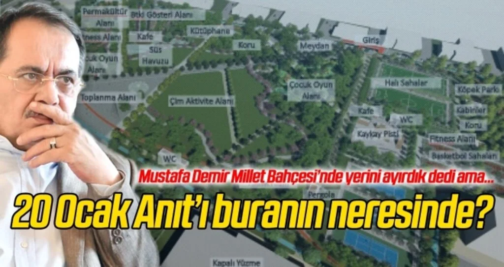 20 Ocak Anıtı buranın neresinde?