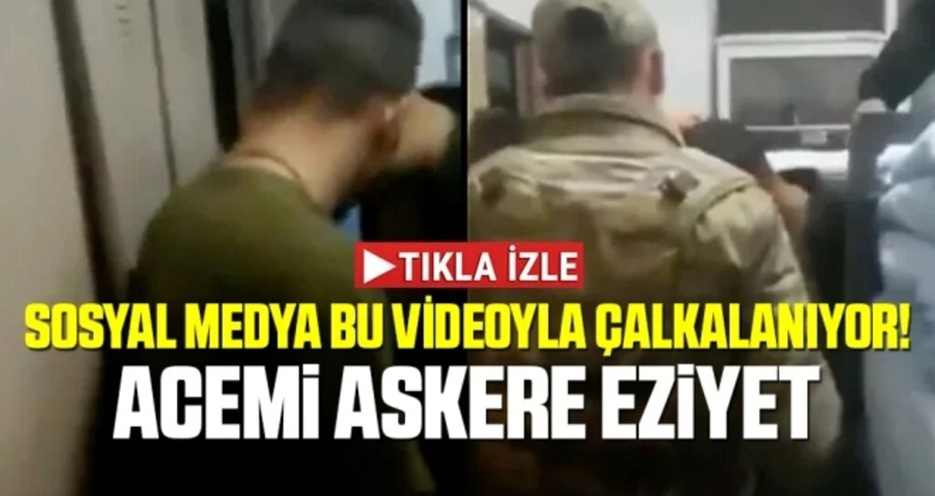 Acemi askere eziyete inceleme