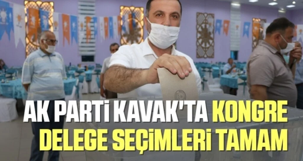 AK Parti Kavak'ta Kongre Delege Seçimleri Tamam
