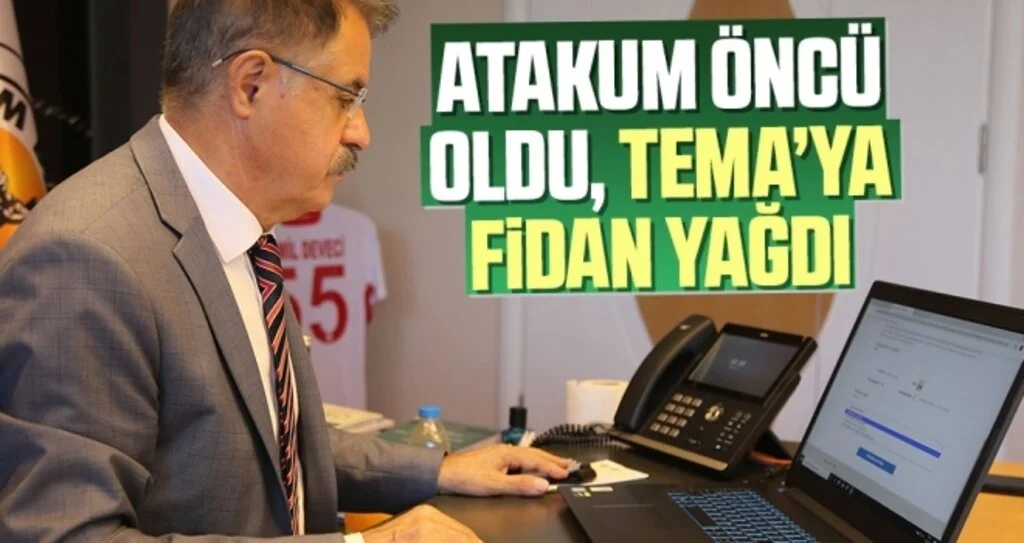 Atakum Öncü Oldu, TEMA’ya Fidan Yağdı