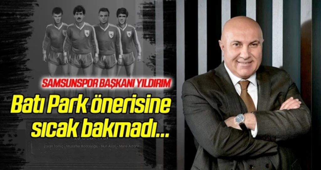 Başkan Yıldırım Batı Park önerisine sıcak bakmadı