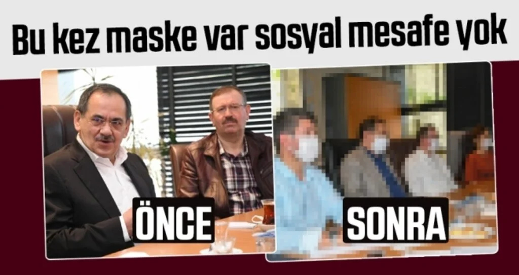 Bu Kez Maske Var Sosyal Mesafe Yok